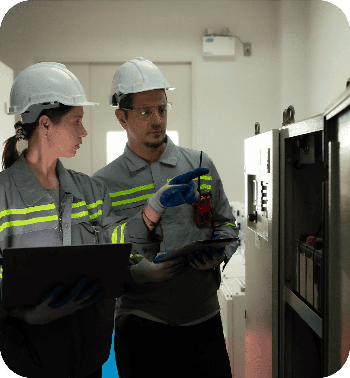 Impressie van een EOS-inspectie