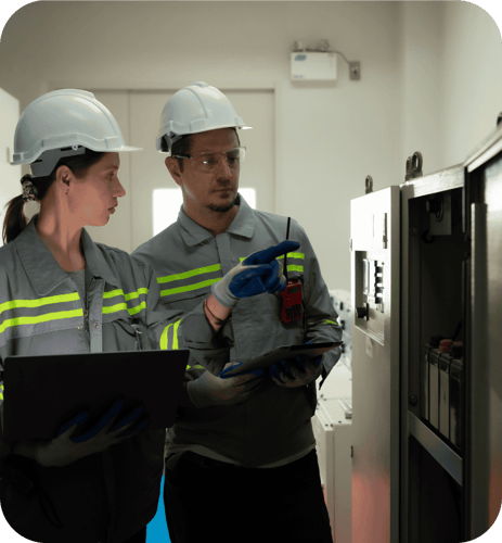 Impressie van een EOS-inspectie