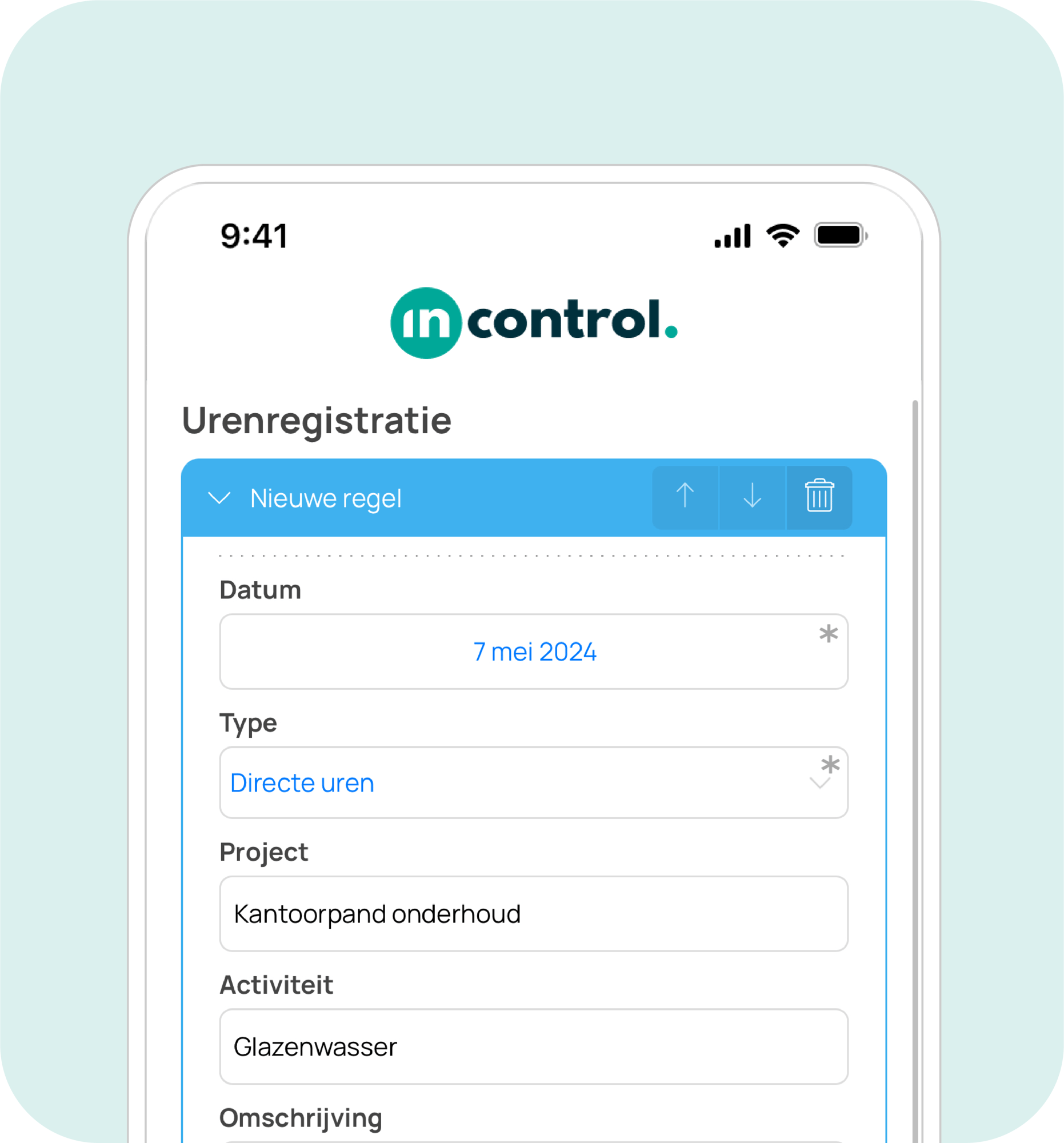 Incontrol-urenregistratie-app-NL